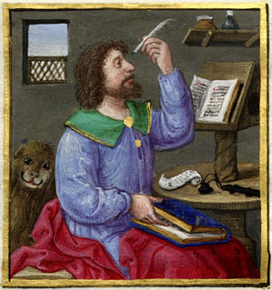 Mark with Lion, Book of Hours