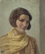 Henry Handel Richardson, portrait by Rupert Bunny